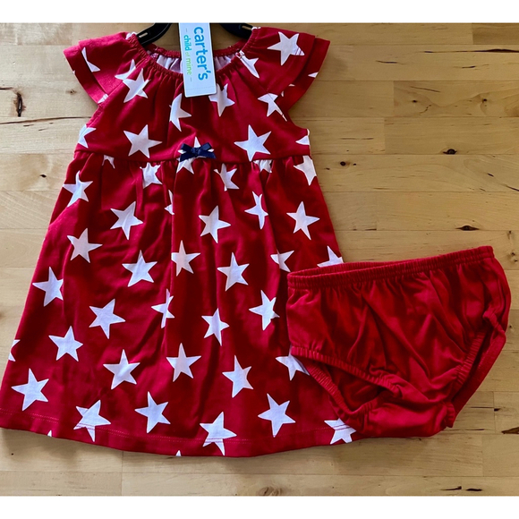 NWT CARTERS PATRIOTIC DRESS - Picture 1 of 6